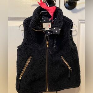 JCREW Sherpa Zipper Vest